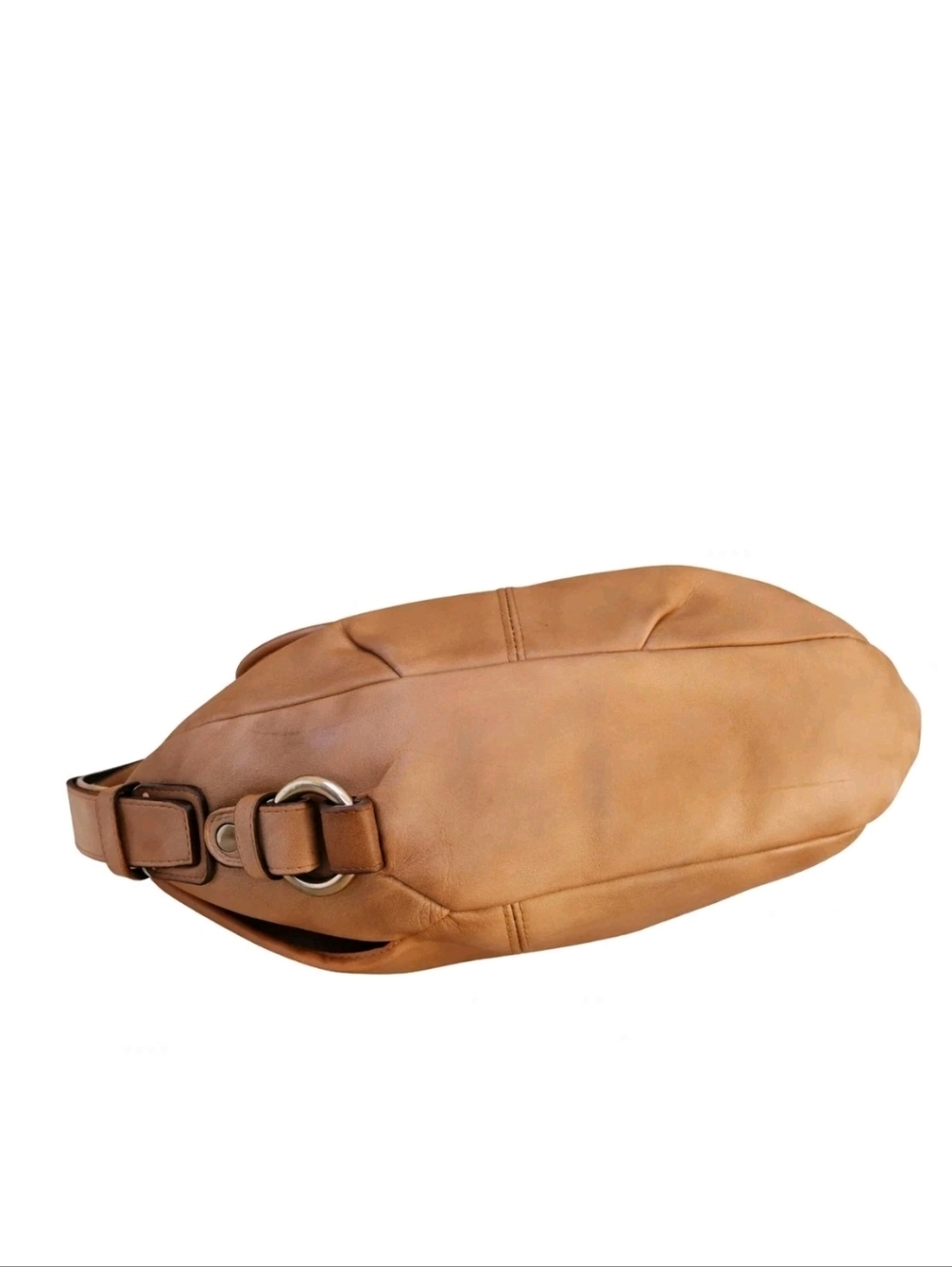 Vintage Coach Legacy Nubuck/Tan Crossbody/Shoulder Bag - Medium Turn-lock F15170 - Picture 15 of 16